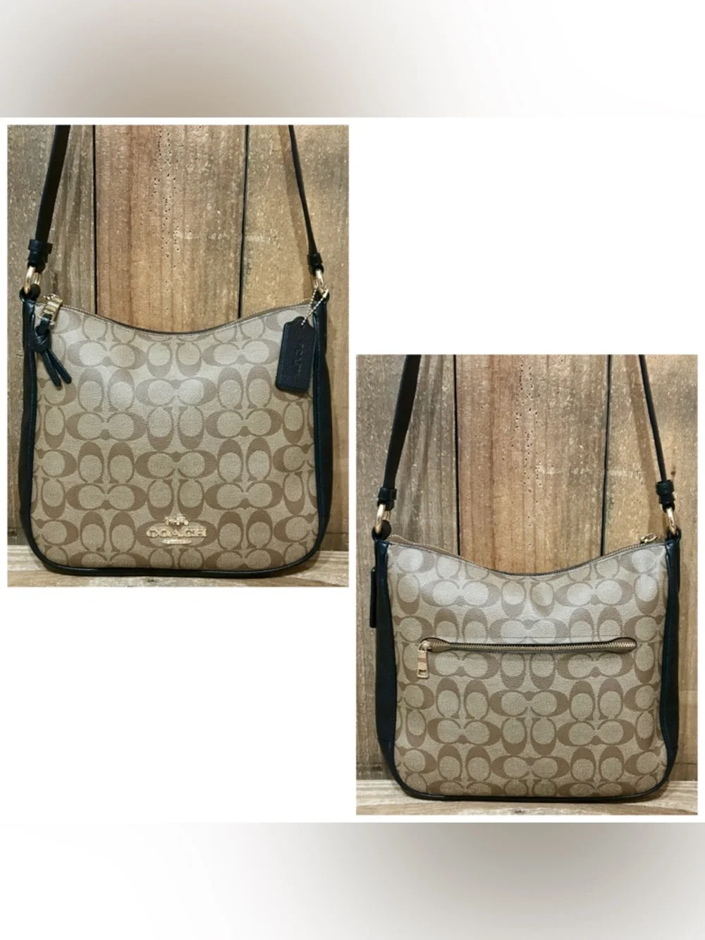 Coach. 5 Piece: Ellie File Bag with Free Sunglasses, Case, Wristlet & Dust Bag. - Picture 5 of 16